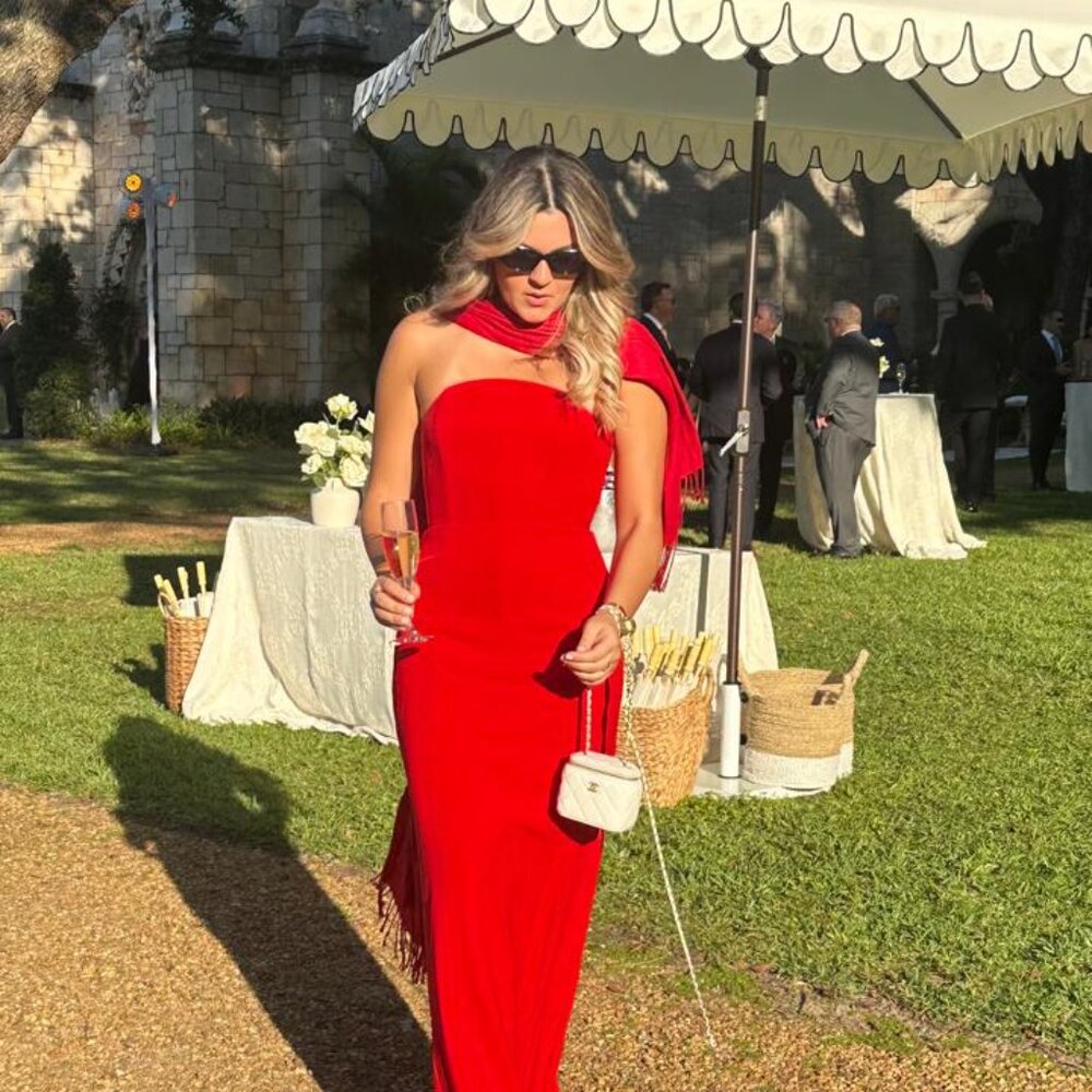 Half Moon Evening Dress SANS FAFF